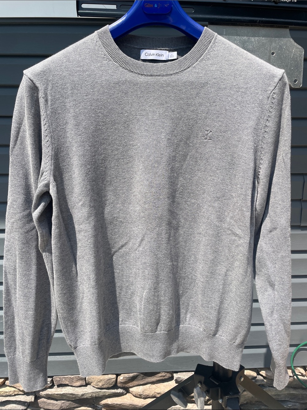 Calvin Klein Light Gray Men’s Crewneck Sweater